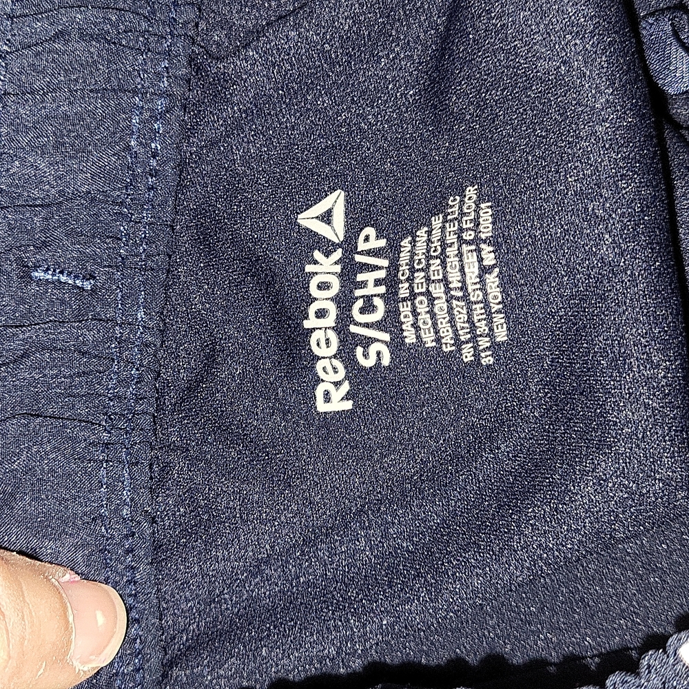 Navy Blue Reebok shorts - Picture 3 of 3
